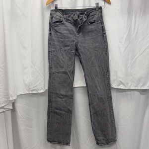 American Eagle Outfitters Women's Straight Gray Jeans